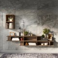 Organizador de entrada móvil estante flotante de madera Infinity 60 Promoción