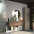 Mueble de entrada moderno suspendido de madera con puerta de armario Infinity 62 Promoción