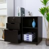 Mueble auxiliar de oficina y despacho para documentos con ruedas y cerradura Twatt Elección