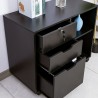 Mueble auxiliar de oficina y despacho para documentos con ruedas y cerradura Twatt Modelo