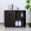 Mueble auxiliar de oficina y despacho para documentos con ruedas y cerradura Twatt Medidas