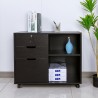 Mueble auxiliar de oficina y despacho para documentos con ruedas y cerradura Twatt Medidas