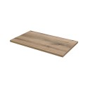 Mueble de baño suspendido color beige con lavabo sobre encimera y cajones gris tórtora Coast 80N Rebajas
