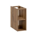 Mueble de baño suspendido color beige con lavabo sobre encimera y cajones gris tórtora Coast 80N Catálogo
