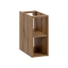 Mueble de baño suspendido color beige con lavabo sobre encimera y cajones gris tórtora Coast 80N Catálogo