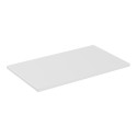 Mueble de baño suspendido 80x46 cm con lavabo sobre encimera color rosa y blanco Lili 80 Rebajas