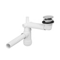 Mueble de baño de suelo con lavabo espejo armario blanco y madera Bali Modelo
