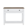 Consola para recibidor color blanco negro estilo clásico con cajón Corlay Catálogo