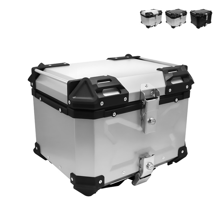Maleta baúl trasero para moto de 55 litros, universal Maverick L Oferta Maleta baúl trasero para moto de 55 litros, universal Maverick L Oferta