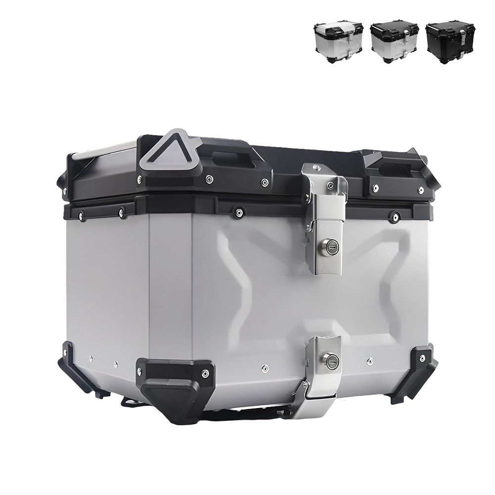 Maleta baúl trasero para moto de 55 litros, universal Maverick L