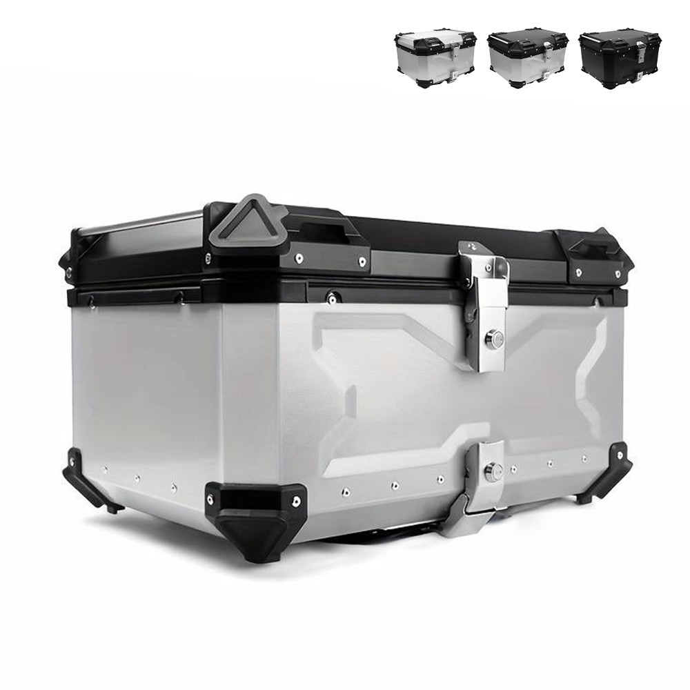 Baúl maleta para moto scooter universal de 65 litros para dos cascos Maverick XL