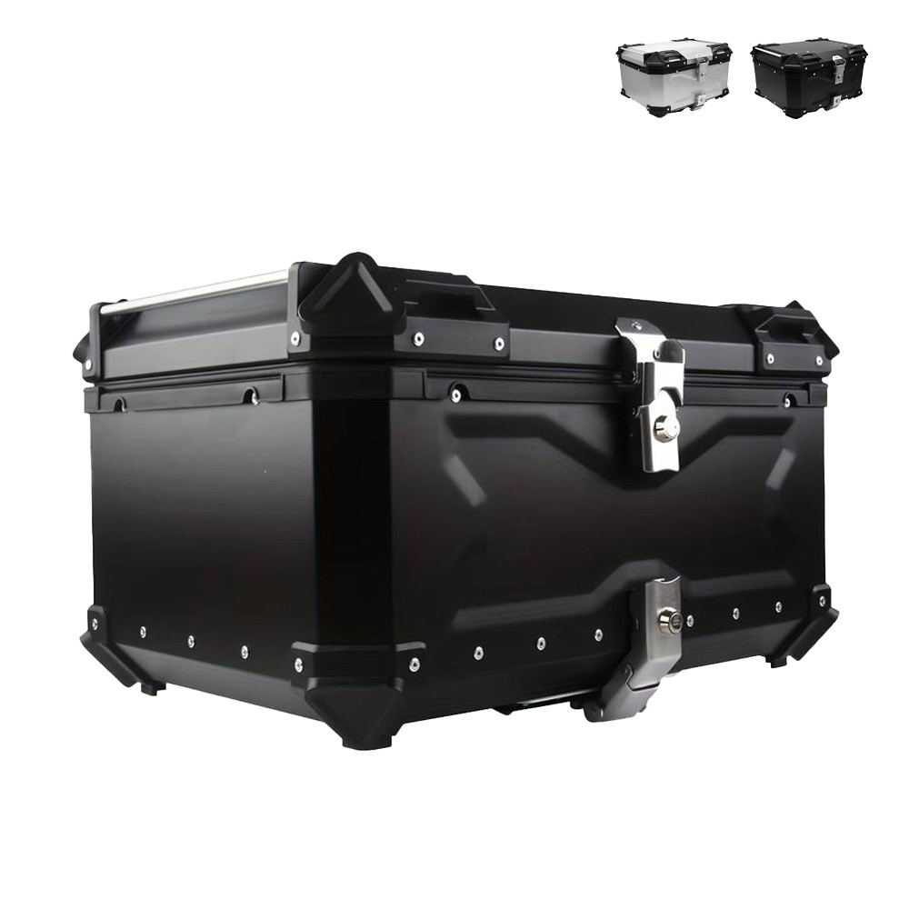 Maleta baúl para moto scooter de 80 litros universal para dos cascos Maverick XXL