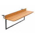 Mesa plegable para balcón y terraza, ahorradora de espacio, madera efecto teca Look Out Promoción