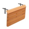 Mesa plegable para balcón y terraza, ahorradora de espacio, madera efecto teca Look Out Catálogo