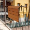 Mesa plegable para balcón y terraza, ahorradora de espacio, madera efecto teca Look Out Elección