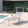 Tumbona Profesional Aluminio Toldo Parasol Italia Stock 2 Piezas 