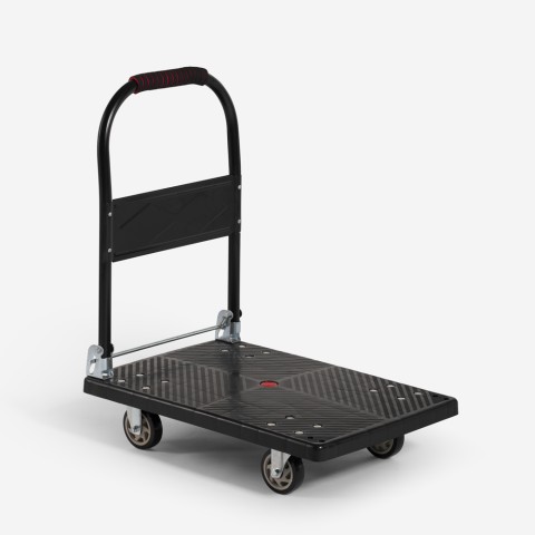 Carrito de plataforma plegable para transportar mercancías de hasta 200 kg con 4 ruedas Kerry Promoción
