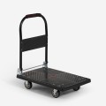 Carro de plataforma plegable para transportar carga 200 kg con 4 ruedas Kerry Promoción