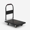 Carro de plataforma plegable para transportar carga 200 kg con 4 ruedas Kerry Promoción