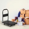 Carro de plataforma plegable para transportar carga 200 kg con 4 ruedas Kerry Venta