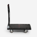 Carro de plataforma plegable para transportar carga 200 kg con 4 ruedas Kerry Rebajas