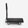 Carro de plataforma plegable para transportar carga 200 kg con 4 ruedas Kerry Rebajas