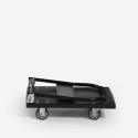 Carro de plataforma plegable para transportar carga 200 kg con 4 ruedas Kerry Descueto