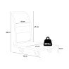 Carro de plataforma plegable para transportar carga 200 kg con 4 ruedas Kerry Stock