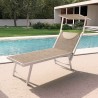 2 Tumbonas plegables de aluminio con parasol para playa - Santorini Limited Edition Compra