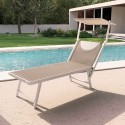 Tumbonas plegables de aluminio con parasol para playa - Santorini Limited Edition Catálogo