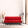 Sofá cama de tejido 2 plazas diseño moderno Gemma clic-clac 