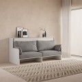 Sofá cama plegable blanco con colchón Kando Sofà MBF Promoción