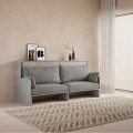 Cama abatible con sofá gris colchón individual Kando Sofà MCM Promoción