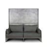 Sofá cama abatible literas gris con colchones Kando Sofà 2MCM Oferta