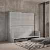 Sofá cama abatible literas gris con colchones Kando Sofà 2MCM Catálogo