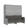 Sofá cama abatible literas gris con colchones Kando Sofà 2MCM Venta