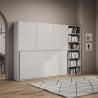 Armario con cama abatible individual horizontal ahorraespacio Kando G Oferta