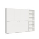 Armario con cama abatible individual horizontal ahorraespacio Kando G Stock