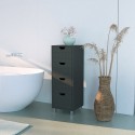 Cómoda de baño multifuncional moderna de 4 cajones Servez Catálogo