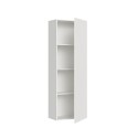 Cama litera doble abatible blanca moderna con armario Kando H Elección