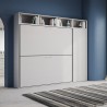 Cama abatible horizontal litera armario ahorraespacio Kando I Rebajas