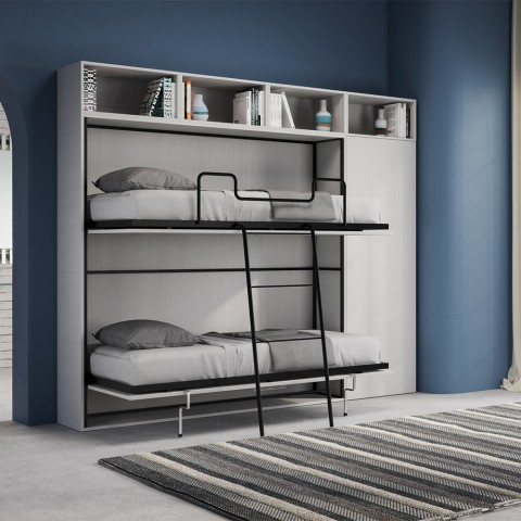 Cama abatible horizontal litera armario ahorraespacio Kando I Promoción
