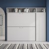 Cama abatible horizontal litera armario ahorraespacio Kando I Catálogo