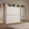 Litera abatible diseño moderno ahorrador de espacio blanco Kando L Rebajas
