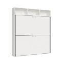 Litera abatible diseño moderno ahorrador de espacio blanco Kando L Oferta