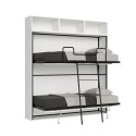 Litera abatible diseño moderno ahorrador de espacio blanco Kando L Venta