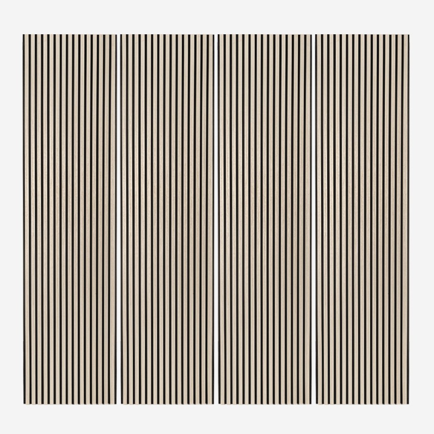 4 x paneles fonoabsorbentes 240x60 decorativos de madera de palisandro Swald Promoción 4 x paneles fonoabsorbentes 240x60 decorativos de madera de palisandro Swald Promoción