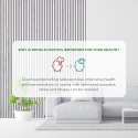 4 x paneles fonoabsorbentes decorativos de 240x60 cm efecto mármol blanco Kover-M Rebajas