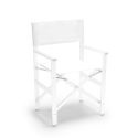 Silla de playa mar plegable aluminio textileno blanco Regista Gold White Promoción