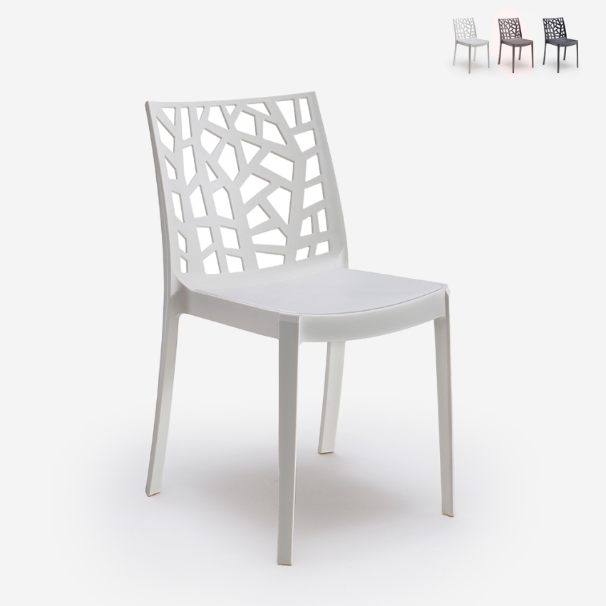 Silla apilable moderna para restaurante o bar al aire libre Matrix BICA Oferta Silla apilable moderna para restaurante o bar al aire libre Matrix BICA Oferta